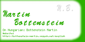 martin bottenstein business card